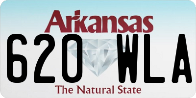 AR license plate 620WLA