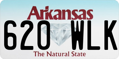 AR license plate 620WLK
