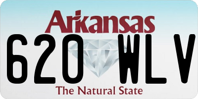 AR license plate 620WLV