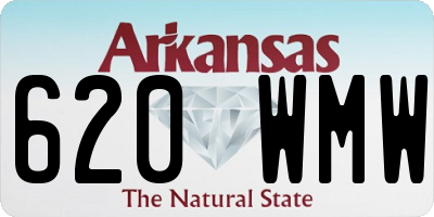 AR license plate 620WMW