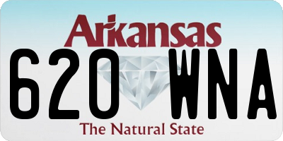 AR license plate 620WNA