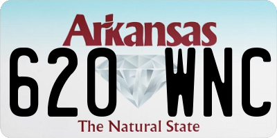 AR license plate 620WNC