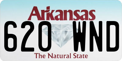 AR license plate 620WND