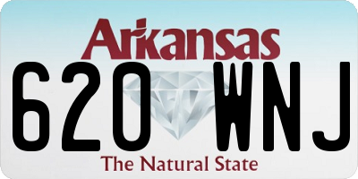 AR license plate 620WNJ