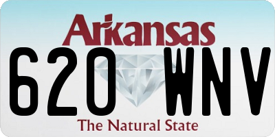 AR license plate 620WNV