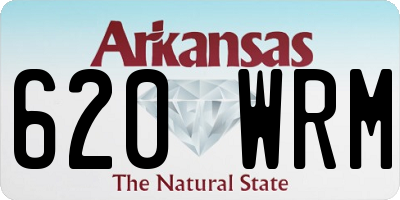 AR license plate 620WRM