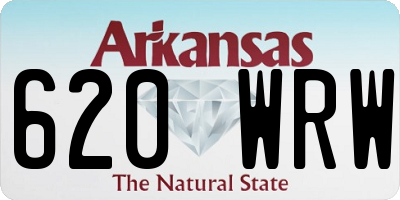 AR license plate 620WRW