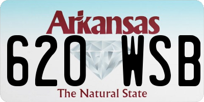 AR license plate 620WSB