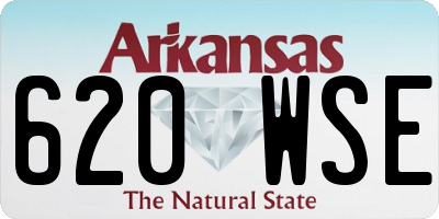 AR license plate 620WSE