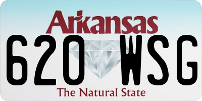 AR license plate 620WSG