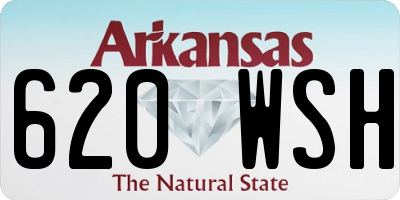 AR license plate 620WSH