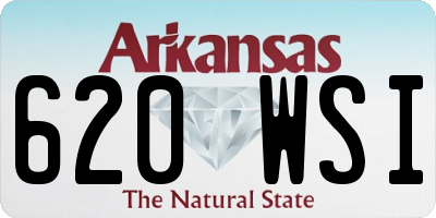 AR license plate 620WSI