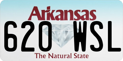 AR license plate 620WSL