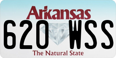 AR license plate 620WSS