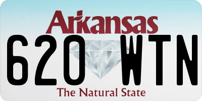 AR license plate 620WTN
