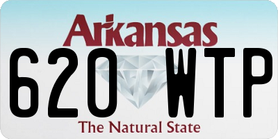 AR license plate 620WTP