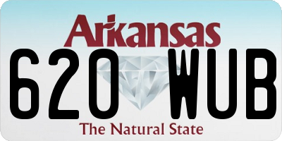 AR license plate 620WUB