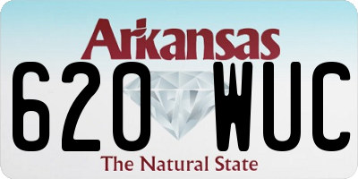 AR license plate 620WUC