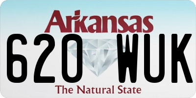 AR license plate 620WUK