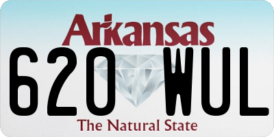 AR license plate 620WUL