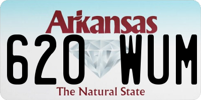 AR license plate 620WUM