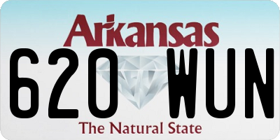 AR license plate 620WUN