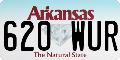 AR license plate 620WUR