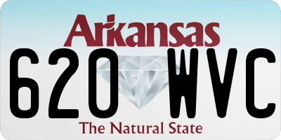 AR license plate 620WVC
