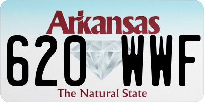 AR license plate 620WWF