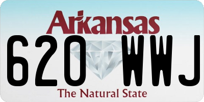 AR license plate 620WWJ