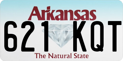 AR license plate 621KQT