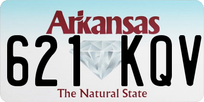 AR license plate 621KQV