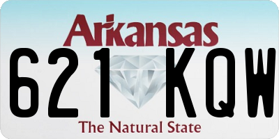 AR license plate 621KQW