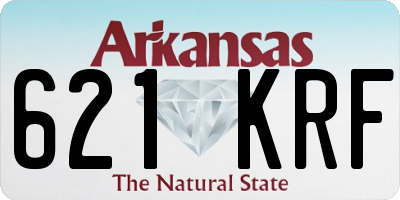 AR license plate 621KRF