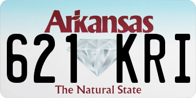 AR license plate 621KRI