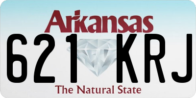 AR license plate 621KRJ