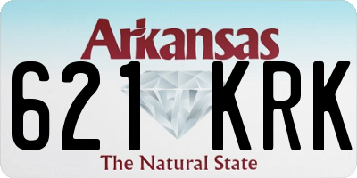 AR license plate 621KRK