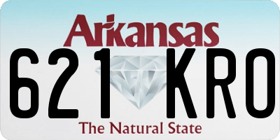 AR license plate 621KRO