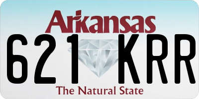 AR license plate 621KRR