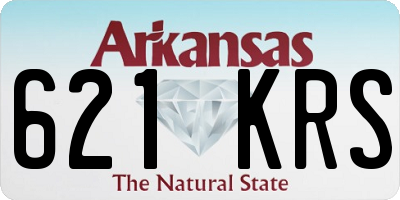 AR license plate 621KRS