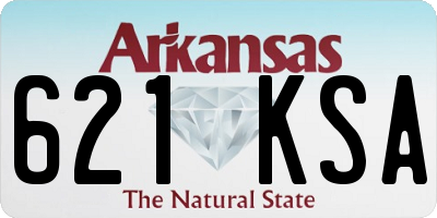 AR license plate 621KSA