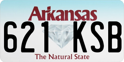AR license plate 621KSB
