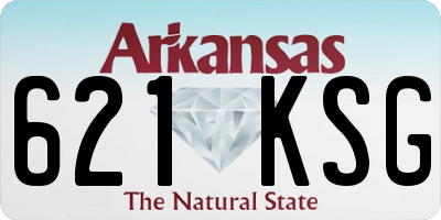 AR license plate 621KSG