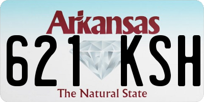 AR license plate 621KSH