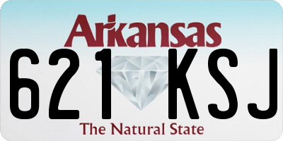 AR license plate 621KSJ