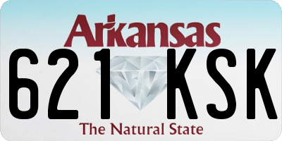AR license plate 621KSK