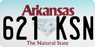 AR license plate 621KSN