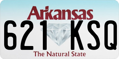 AR license plate 621KSQ
