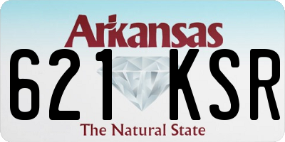AR license plate 621KSR