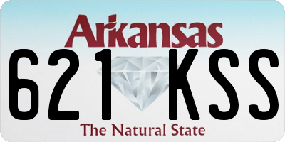 AR license plate 621KSS